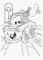 coloriage cars depanneuse